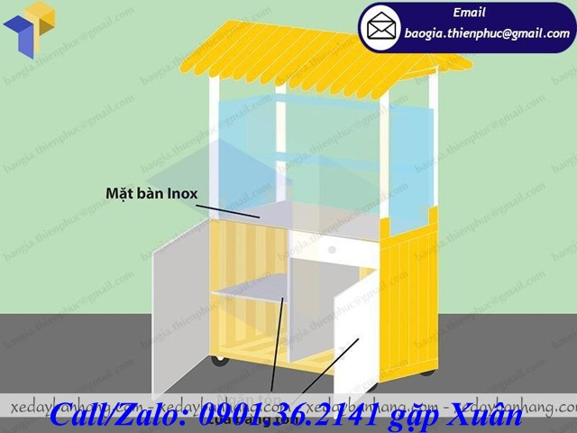 tủ gỗ bán bánh mì giá rẻ