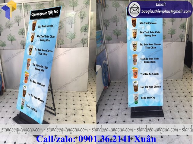 standee chịu gió lắp ráp