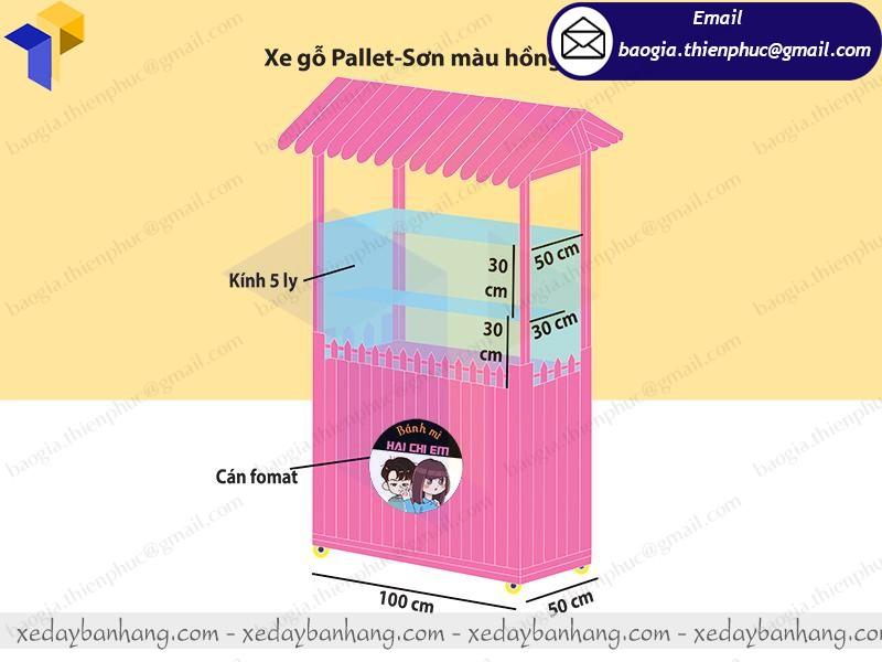 tủ gố bán bánh mì