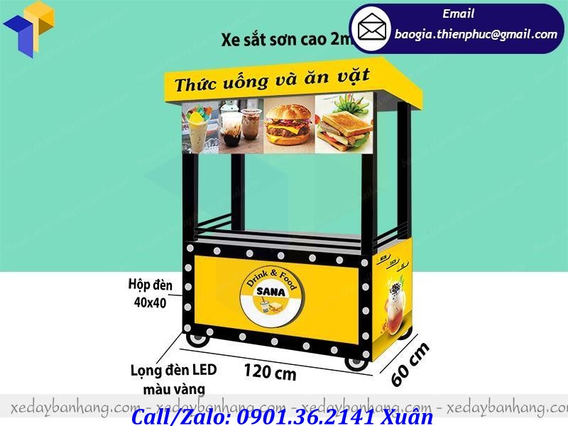xe bán đồ ăn vặt