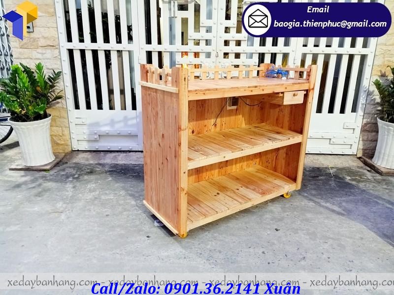 giá tủ gỗ bán trà chanh
