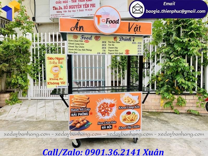 giá xe bán đồ ăn vặt