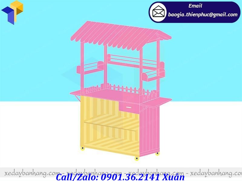 xe bán trà sữa giá rẻ