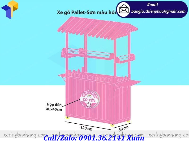 xe bán trà sữa