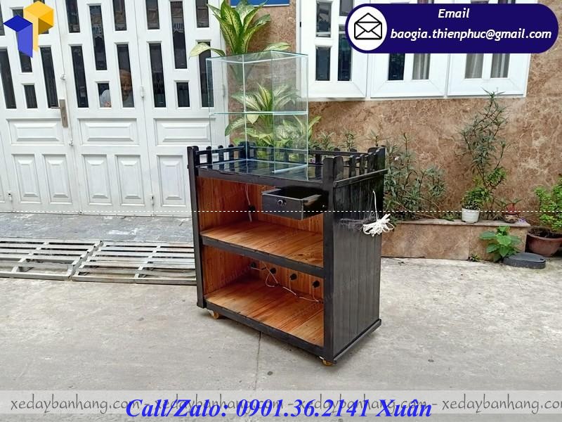 giá tủ gỗ bán trà sữa