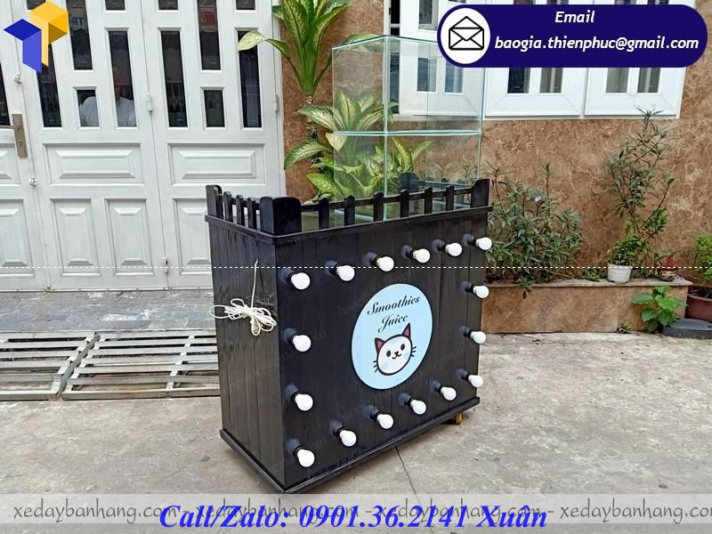 mua tủ gỗ bán trà sữa