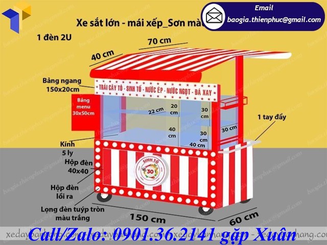 xe bán sinh tố