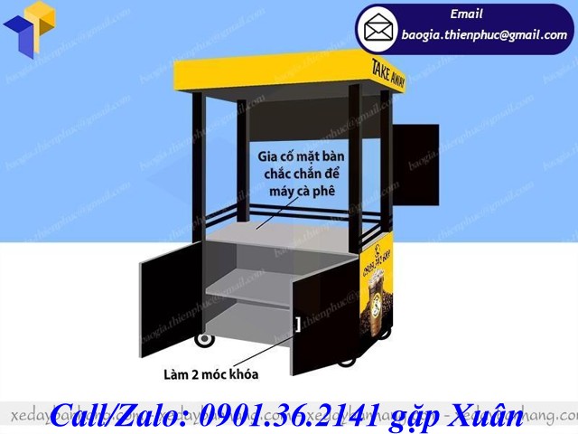 xe bán cà phê bao nhiêu