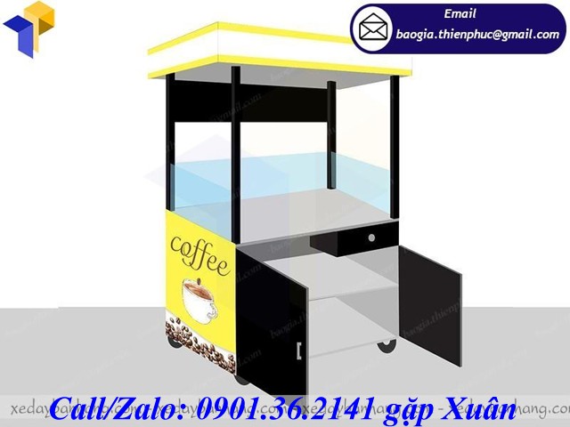 giá tủ bán cà phê