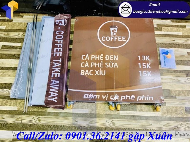 xe tháo lắp bán cafe