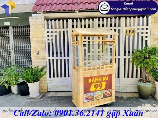 tủ gỗ bán bánh mì giá rẻ