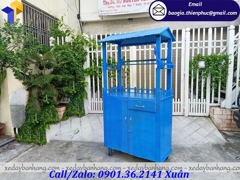 giá xe gỗ bán trà vải