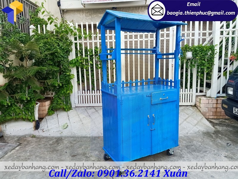 mua xe gỗ bán trà vải