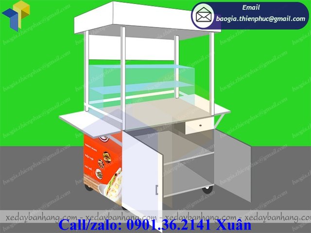 xe bán bánh mì giá rẻ