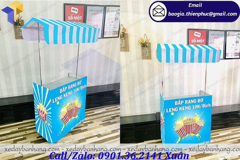 xe lắp ráp bán bắp rang bơ