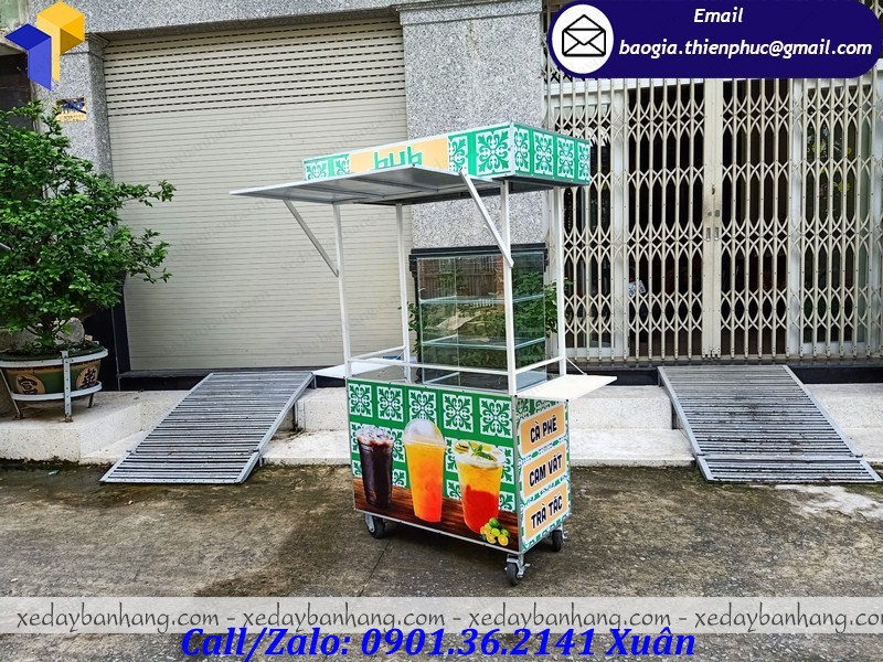 xưởng đóng xe bán nước giải khát