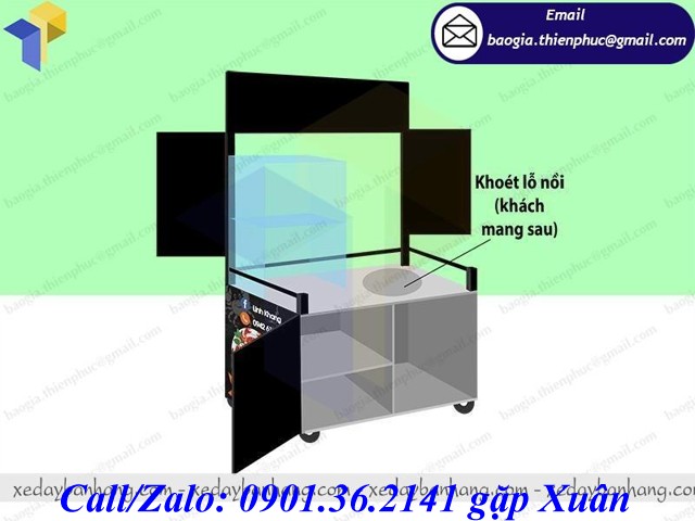xe bán hải sản giá rẻ