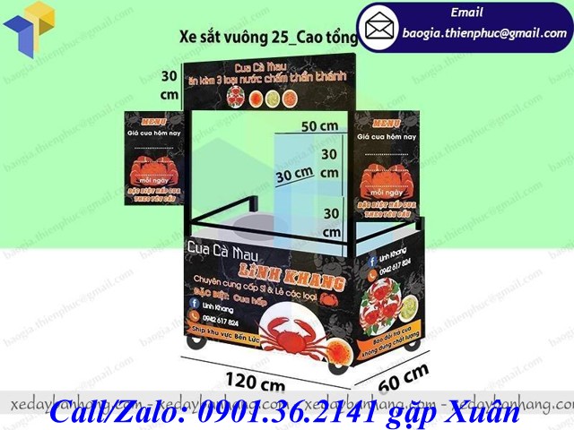 xe bán hải sản