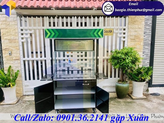 xe đẩy bán cơm giá rẻ