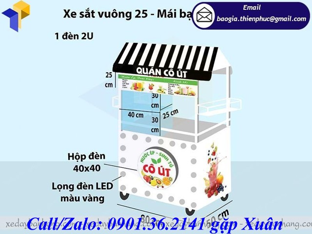 xe bán nước ép