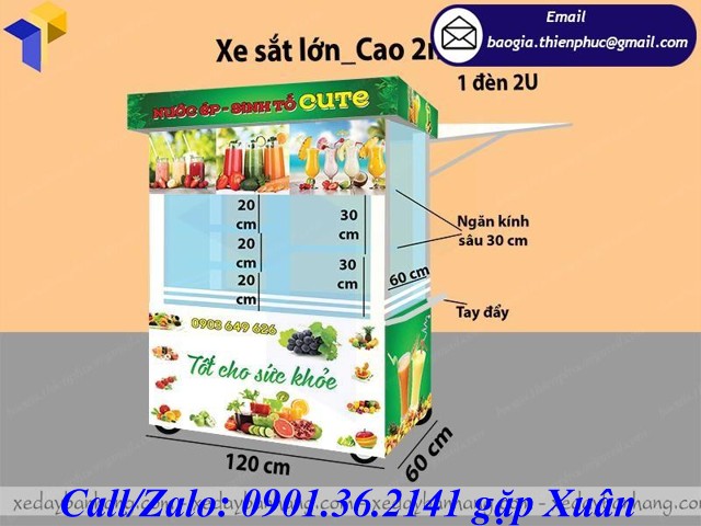 tủ bán sinh tố