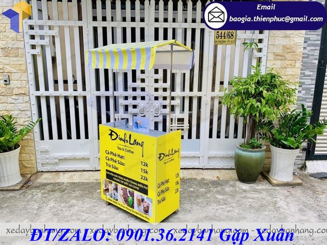 xe bán cafe xếp