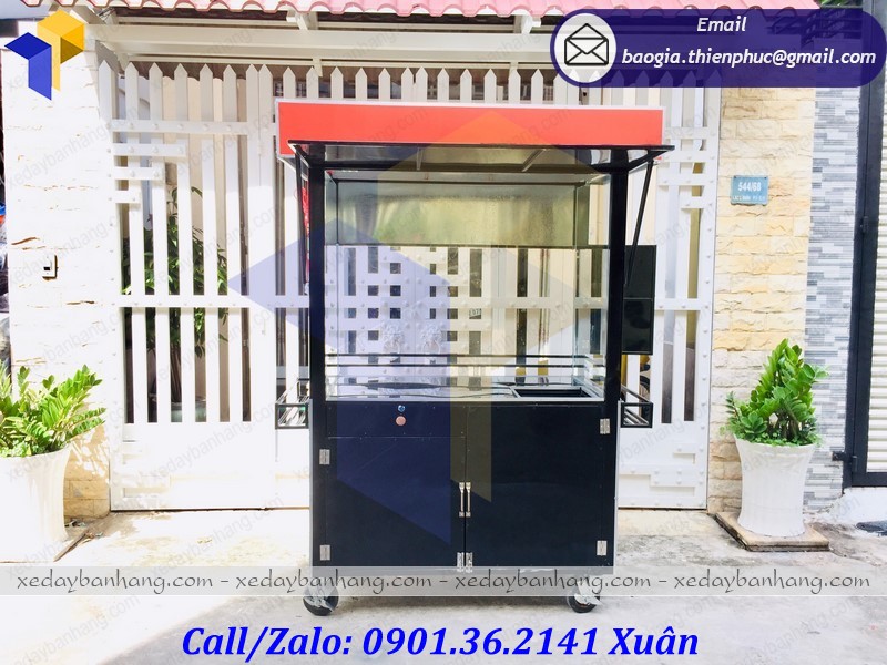 xe đẩy bán nước lưu động