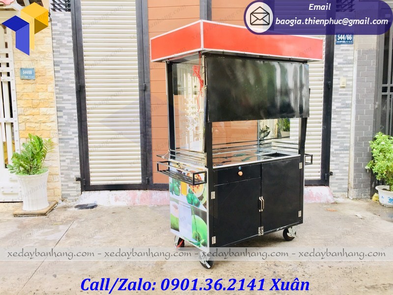 xe đẩy bán nước