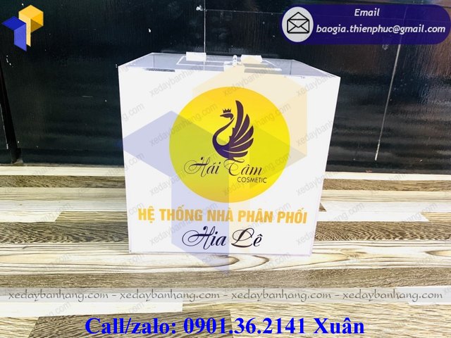 mua thùng phiếu mica trong ở đâu