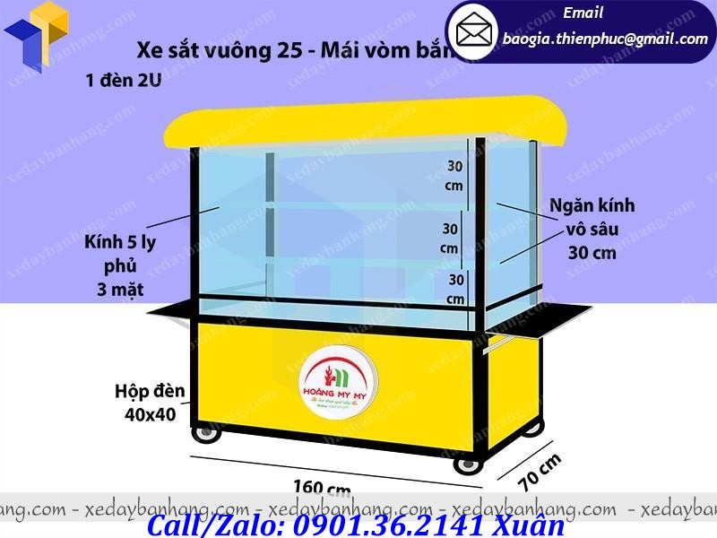 tủ bán thức ăn nhanh giá rẻ