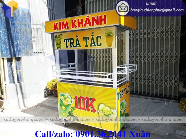 xe bán trà tắc giá bao nhiêu
