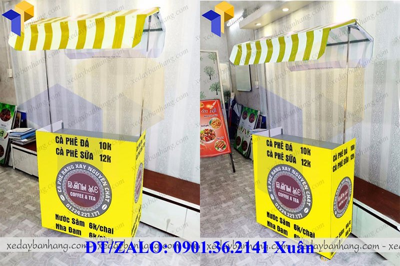 mua xe bán cà phê lắp ráp