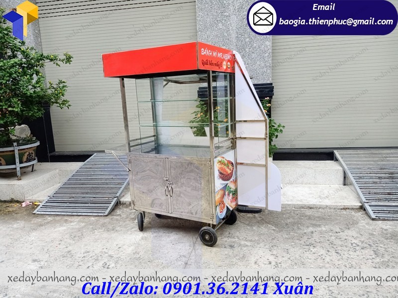 xe inox bán bánh mì giá bao nhiêu