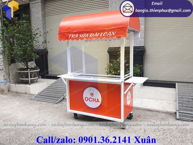 xe bán trà sữa đài loan giá bao nhiêu