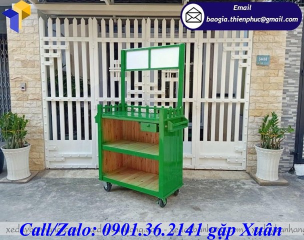 giá tủ gỗ bán nước ép trái cây