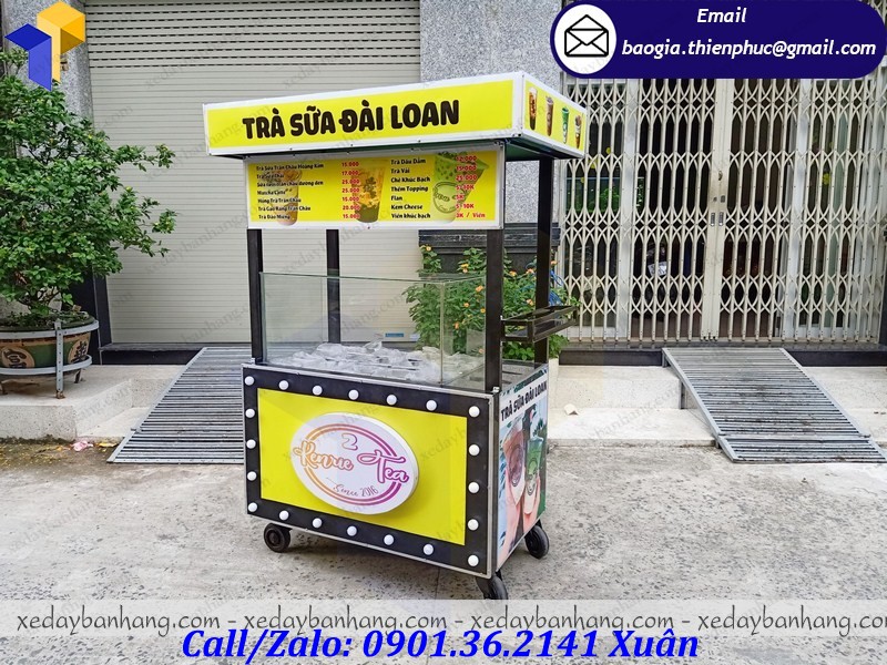 xe bán trà sữa đài loan