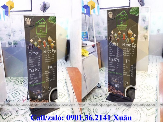 standee lắp ráp ngoài trời giá rẻ