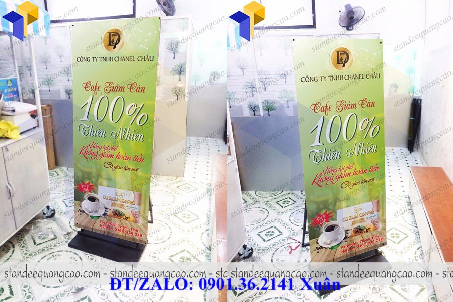 khung standee sắt lắp ráp