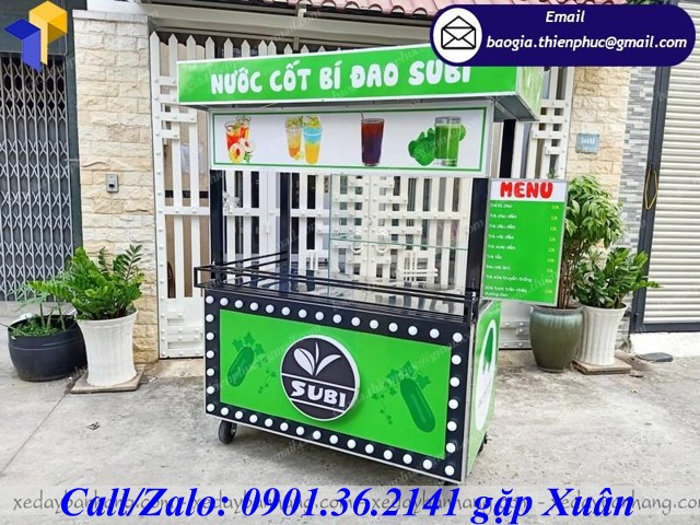 mua xe bán nước sâm bí đao