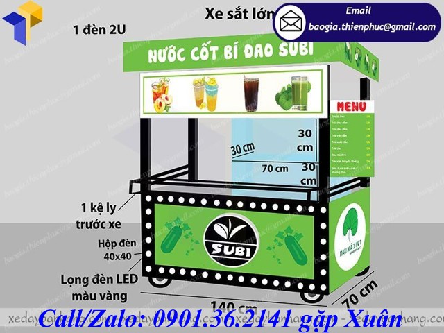 xe bán nước sâm