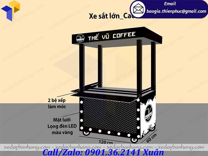 xe bán cafe giá rẻ