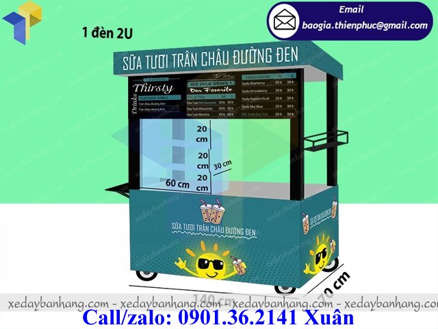 xe bán sữa giá rẻ