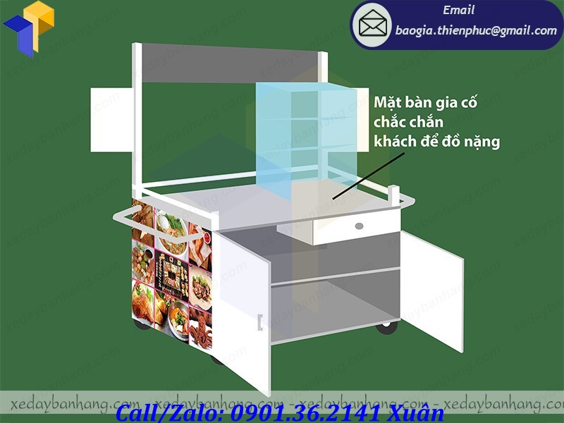tủ bán đồ ăn vặt giá rẻ