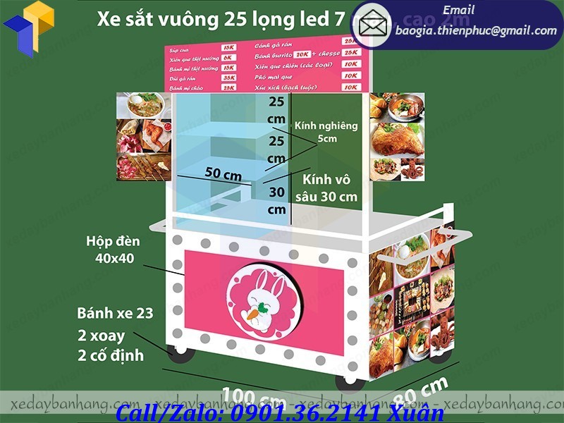 tủ bán đồ ăn vặt