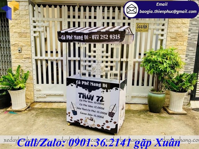 tủ tháo lắp bán cafe