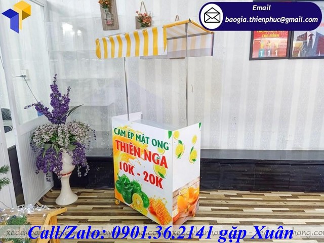 xe lắp ráp bán nước cam ép