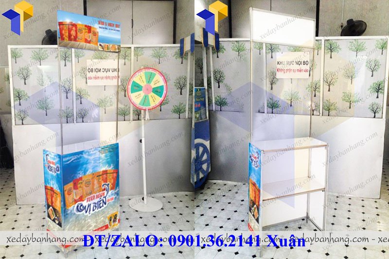 quầy booth lắp ráp