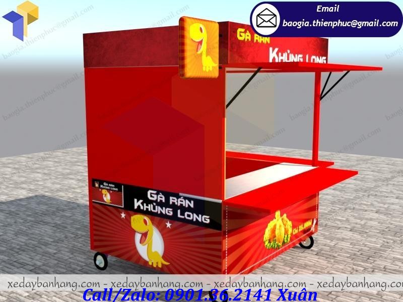 giá kiot bán gà rán