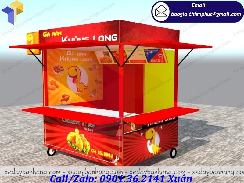 mua kiot bán gà rán ở đâu