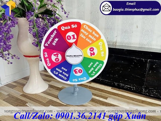 giá cây quay để bàn